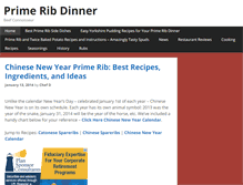 Tablet Screenshot of primeribdinner.com